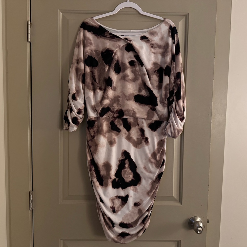 Elegant Women's Tie-Dye Dress